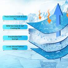 Tampă cu gel de răcire pentru animale de companie de 16 x 20 inci, dimensiunea S, covoraș de gel cu auto-răcire lavabil pentru pisici, câini, în interior, în aer liber, pat de răcire vara pentru animale de companie