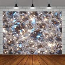 قطعة واحدة خلفية للتصوير الفوتوغرافي بخلفية من الراين اللامع لتصوير الأزواج في الاستوديو، خلفية الاقتراح الزواجي، ديكور الحفلات والمنزل والمهرجانات، عيد الميلاد'
