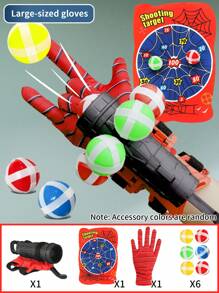 1pc Spider Launcher, Sticky Ball Target, Wrist Ejection Balls Children's Educational Toy, Parent-Child Interactive Game Prop, Boy Girl Festival Party Gift (Some Parts Color Random) Kids Gift,Toys Girls,Toys Games,Kids Toys,Toys,Toys For Boys,Boys Stocking Fillers,Kids Game,Boy Stuff,Stocking Stuffers For Teens,Kids Stocking Fillers,Gifts For Teenage Boys,Baby Toys Boy,Spider Toys,Kids Party