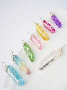 1 Máy Tính Tự Nhiên Pha Lê Thiên Thần Hào Quang Trang Sức Nữ Mặt Dây Chuyền Pha Lê Thời Trang Và Đơn Giản - mặt dây chuyền - Xem 11