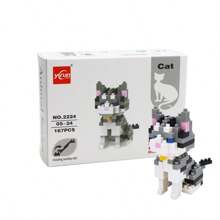 有趣的小玩具派对礼物，适合儿童，迷你动物积木，儿童礼品袋填充物，小玩具奖品，生日派对礼物玩具房间装饰圣诞礼物彩色积木彩色积木 - 彩色 - 查看 13