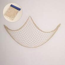 Decoração de Parede com Rede de Pesca Natural com Conchas, Decoração de Festa com Tema Oceânico Rede de Pesca Festa de Piratas, Casamento, Decoração de Fotografia, Natal