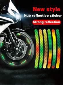 20 件反光车轮装饰条纹贴纸、夜间警示车贴、防刮反光贴纸汽车摩托车车轮装饰车花通用、夜间反光车轮警示条纹贴花贴纸汽车摩托车自行车车轮贴纸装饰通用、汽车轮毂反光贴纸、反光轮辋条纹贴花贴纸、夜间警示车贴、防刮反光贴纸汽车摩托车车轮装饰、应用广泛：反光贴纸非常适合汽车、电动车、踏板车、自行车、摩托车、安全帽、安全帽、邮箱、电脑、夹克、跑步背心、栅栏、狗项圈、狗绳等标志。