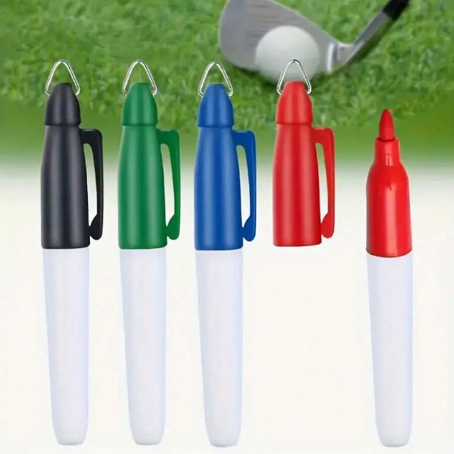 4pcs Golf Ball Marker Pens, Durable Professional Line Drawing