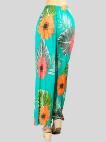 SET DE DOS PIEZAS BLUSA Y PANTALON CASUAL - Verde - Ver 4