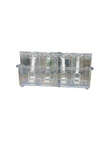 Especiero Transparente, Organizador De Especias - Blanco - Ver 7