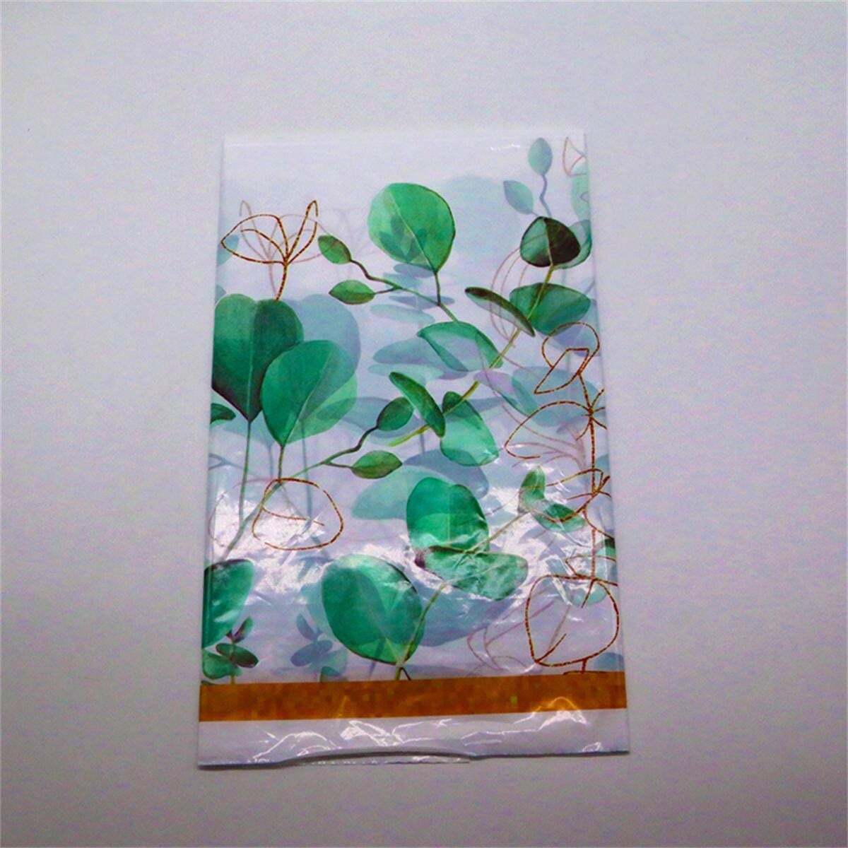 1Pc, Sage Green Eucalyptus Leaf Tablecloth Sage Greenery Tablecover