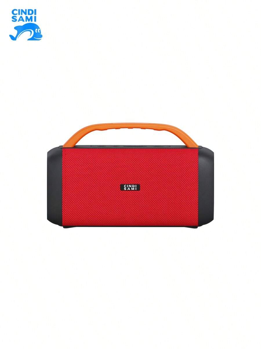 Altavoz Bluetooth inalámbrico, audio doméstico portátil de alta calidad y alta potencia para cantar al aire libre - Rojo - Ver 1