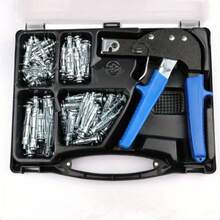 72Pcs Cavity Wall Anchor Setting Tool With M4/M5 Metal Cavity Dowels, Metal Expansion Dowels Pliers For Metal Cavity Wall Plugs Cavity Anchor Plasterboard - Color as Shown In the Picture - View 1