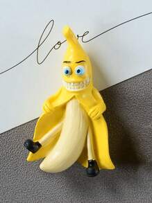 1pc Cute Creative Funny 3D Magnetic Cartoon Magnet For Fridge, Banana & Avocado Shaped Best