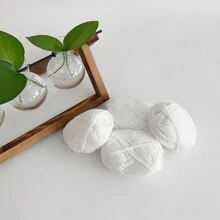 4pcs 25g/Pc Multi-Strand Yarn Suitable For DIY Weaving Fake Flower Bouquet, Scarf, Hat, Sweater, Doll