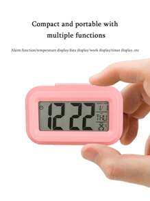 Multifunctional Smart Electronic Clock, Desk Clock With Backlight, Temperature, Calendar, Week, Timer For Kitchen, Dorm, Bedroom, Bedside,Home Decor ,Room Decor Gifts Birthday Graduation Digital Clock Alarm Clock Bedroom Decor Dormitory Decor Back To School School Decor School Surprise