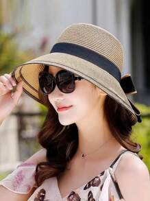 1 件女士春夏防晒帽，多功能户外遮阳帽，适合徒步旅行、钓鱼、海滩，简单的渔夫帽设计适合户外活动 - A - 查看 3
