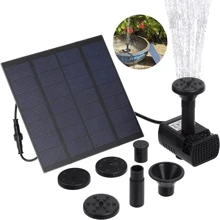 Solar Panel Powered Water Feature Pump For Garden Pool Pond Aquarium Fountain - Black - View 7