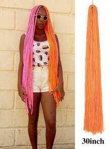 Micro Braids Hair Extensions Long Micro 3X Pre-Looped Synthetic Zizi Braids  24 Inch 100g/Pack Color Thin Small Box Braid Crochet Twisted Hair Synthetic Kanekalon Braiding Hair Extension