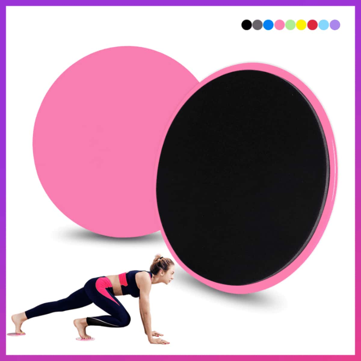 Core Sliders - Thiết bị tập thể dục di động để tập cơ bụng và tập yoga