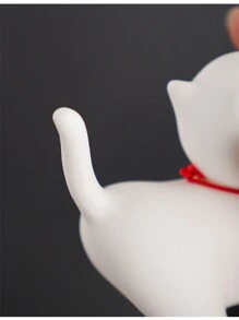 Jolie figurine de chaton en céramique, brûleur d'aromathérapie, brûleur d'encens créatif, accessoire d'intérieur pour la maison, support à encens