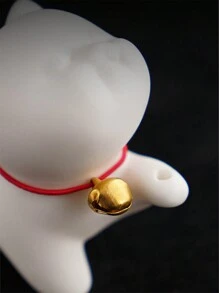 Jolie figurine de chaton en céramique, brûleur d'aromathérapie, brûleur d'encens créatif, accessoire d'intérieur pour la maison, support à encens