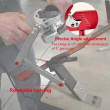 Lawn Mower Blade Sharpener Sharpener Model 5005 15°-45° Adjustable For Straight And Standard Lawn Mower Blades With Blade Balancer Red - 彩色 - 查看 2