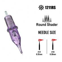 YILONG 10 支纹身针 RL RS RM M1 尺寸专业一次性针头永久眉唇化妆针头适用于纹身机笔