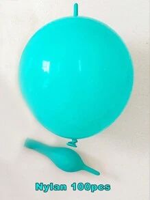 100pcs Colorful Tail Balloons, Suitable For Wedding, Birthday Party, Anniversary, Graduation, Holiday, Mother's Day, Indoor And Outdoor Decoration, Home Decor, Room Decoration - Multicolor - View 23