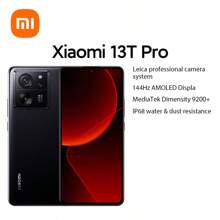 Xiaomi 小米 13T Pro 国际版智能手机 徕卡专业摄像系统 徕卡专业光学镜头 两种徕卡摄影风格 8K 视频录制和 10 位 Log 视频录制 144Hz CrystalRes AMOLED 显示屏 联发科 Dimensity 9200+ IP68 防水防尘 搭载 120W HyperCharge 快充 持久耐用的 5000mAh (典型值) 电池 - 黑色 - 查看 2