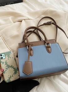 BELLEBORG 多功能簡約女士手提斜跨包 - 藍色 - 查看 6