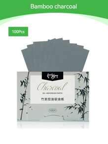 100片入組，每包100片面部吸油紙，可攜式包裝，面部調理紙，適用於油性皮膚和旅行，夏季控油清爽，迅速吸收油脂並保持肌膚乾爽，男女適用，有6種顏色可選，告別油膩的夏天 - 彩色 - 查看 11