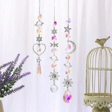 1 chiếc chuông gió pha lê hình cầu vồng, vật bắt nắng, vật bắt giấc mơ, vật treo thả trang trí nhà cửa, sân vườn, chuông gió, Halloween, ma quái, mùa thu, ngày lễ, lễ hội, trang trí nhà cửa, trang trí phòng, trang trí tường - Nhiều màu - Xem 6