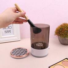 1pc Makeup Brush Cleaner Automatic Cleaning Tool With USB Charging, Quick Drying, Slouchy Electric Cleaning Brush
