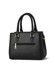 Bolsa Para Mujer Bolso Dama Bandolera Crossbody De Mano Moda - Negro - Ver 3