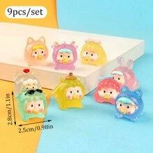 1pc Transparent Dustproof Display Shelf Desktop Cartoon Toy Storage Rack, Stackable Dustproof Storage Box For Collectibles, Action Figures, Plush Toys, Multi-Functional Collection Display Organizer - Clear - View 17