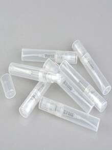 50pcs 2ml 3ml 5ml Plastic Refillable Perfume Bottles With Atomizer, Sample Trial Sizes