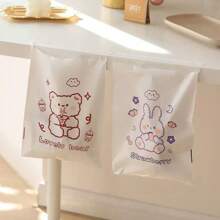 Multi-Functional Adhesive Cartoon Pattern Garbage Bag For Convenient Single-Use Cleaning In Cars, Tables, Kitchen And Bathrooms. 4 Random Cute Patterns Available.,Kitchen,Bathroom,Home,Household Suppliers