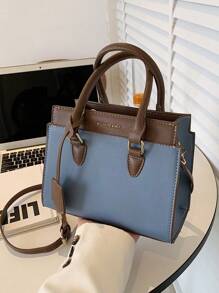 BELLEBORG 多功能簡約女士手提斜跨包 - 藍色 - 查看 7