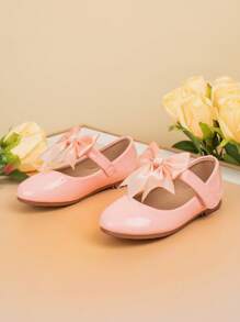 2 pares de bailarinas con decoración de flor hecha a mano y cierre de gancho y lazo, apropiadas para todas las estaciones - Rosa vieja - Ver 4