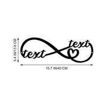 1 Biển Hiệu Hình Trái Tim Tùy Chỉnh, Quà Cưới Cá Nhân Cho Cặp Đôi, Nghệ Thuật Kim Loại, Dấu Hiệu Trái Tim Kim Loại Có Tên, Quà Kỷ Niệm, Trang Trí Tường Cho Phòng Ngủ, Cho Phòng Gia Đình, Phòng Khách, Trang Trí Văn Phòng - màu đen - Xem 8