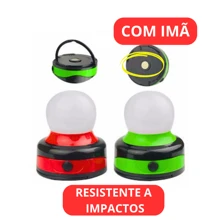 Luminária Abajur De Led A Pilha Com Alça Base Com Imã Lanterna Multiuso Para Camping Com 3 Pilhas AA - Sortida - Visão 4