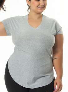 kit Conjunto Fitness Plus Size Academia (calça + blusa) 10647/11059