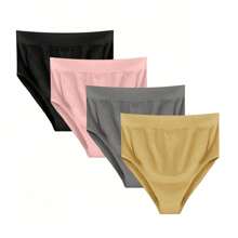 Kit 4 High Postpartum Maternity Panties Hot Pants Maternity - Nhiều màu - Xem 4