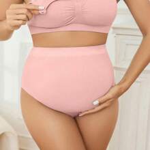 Kit 4 High Postpartum Maternity Panties Hot Pants Maternity - Nhiều màu - Xem 9
