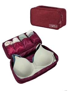 Travel Underwear Storage Bag, Portable Toiletry Bag Travel Underwear Bra Lingerie Organizer Toiletry Storage Bag,Travel Storage Bag,Multi Bag With Compartments And Zipper,Organizer For Underwear School Supplies Room Decor Bedroom Decor Dorm Essentials for School Student Teacher - Blue - View 7