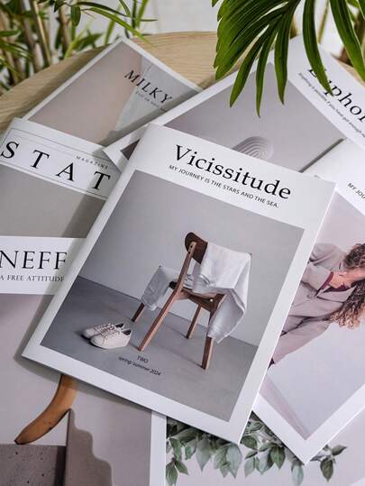 1Pc Ins Style Enkel engelsk tidning, fotorekvisita, fotografibakgrund, heminredning, heminredning i enkel stil, lämplig för livesändning, gatufotografering, lämplig för mat, smycken, kosmetika och andra fotografiaktiviteter