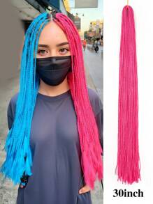 Micro Braids Hair Extensions Long Micro 3X Pre-Looped Synthetic Zizi Braids  24 Inch 100g/Pack Color Thin Small Box Braid Crochet Twisted Hair Synthetic Kanekalon Braiding Hair Extension