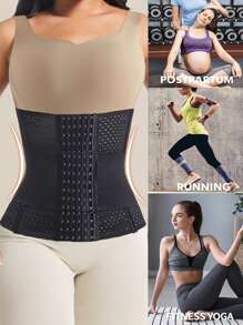 1 Pc Wrap Waist Trainer Double Belt Slimming Sheath Height 28CM Faja Body Shaper Corset Shapewear Woman Flat Tightens Belly Postpartum Sheath Waist Trainer Body Shaper Girdles For Women Sheath Flat Belly Woman