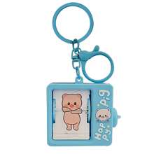 Llavero de libro de traducción automática lindo y creativo con dibujo animado de cerdo para mascotas, colgante para mochila y pequeño regalo al por mayor - Linda máquina de torneado de libros alcancía - Ver 8