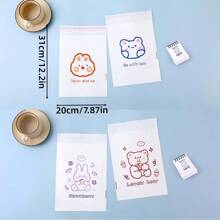 Multi-Functional Adhesive Cartoon Pattern Garbage Bag For Convenient Single-Use Cleaning In Cars, Tables, Kitchen And Bathrooms. 4 Random Cute Patterns Available.,Kitchen,Bathroom,Home,Household Suppliers