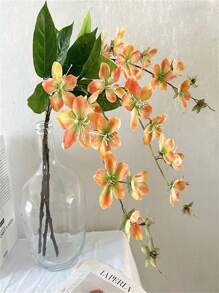 Artificial Jasmine Flowers, Drooping Silk Crabapple, Simulated Flower Wall Decoration, Artificial Flower Living Room, Tabletop Vase, Flower Model Room, Homestay, Wedding Decoration Gifts Birthday Graduation