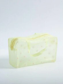 Ditsy Floral PVC wasserdichte Kosmetik-Toilettenartikel Dusch-Organizer Reise-Aufbewahrungstasche, ein Muss-haben Make-up-Tasche Make-up-Tasche Hautpflege-Tasche Kulturbeutel Packwürfel, Reiseessentials Kreuzfahrtessentials Studentenwohnheim-Essentials, Brautjungferngeschenke, Muttertagsgeschenke, Geburtstagsgeschenke, Geschenke für Freunde und Lehrer, Wohndekoration, Badezimmer Wohnzimmer Bett Lippenpflege-Organizer, Kosmetiktasche, große Makeup-Tasche, Weihnachtsgeschenke, Tasche, Reise, Tasche, Clutch / kleine Handtasche, Make-up-Organizer, Tasche, Pinseletui, Mini-Tasche, Tasche mit großer Kapazität