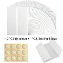 Sobres de papel vitela pre-plegados para invitaciones de 5x7 pulgadas, envolturas de papel vitela para invitaciones de bodas, forros de sobre de papel transparente para invitaciones de bodas y tarjetas de cumpleaños - Multicolor - Ver 13